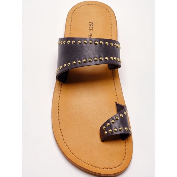 NEW Free People Amelie Tiny Stud Sandal Black - Picture 6 of 10